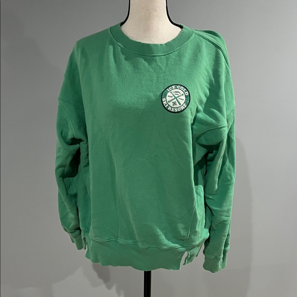 Aerie Mint Green Logo Sweatshirt